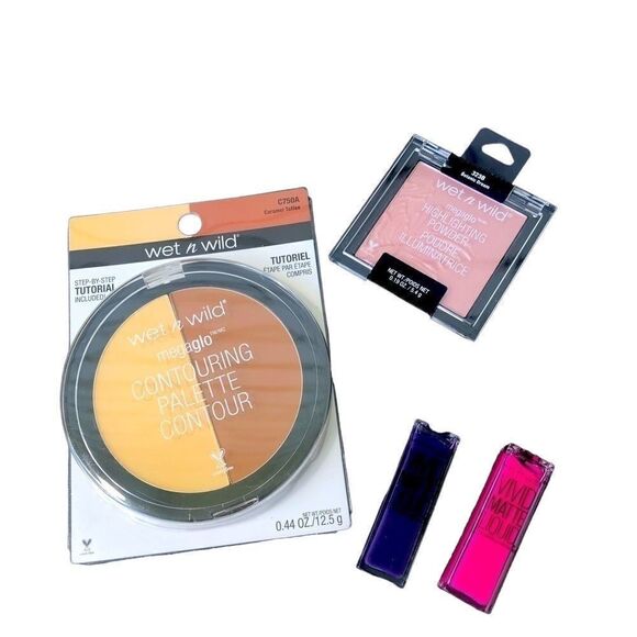 Lot of 4 Wet n wild and Maybelline - Picture 1 of 5